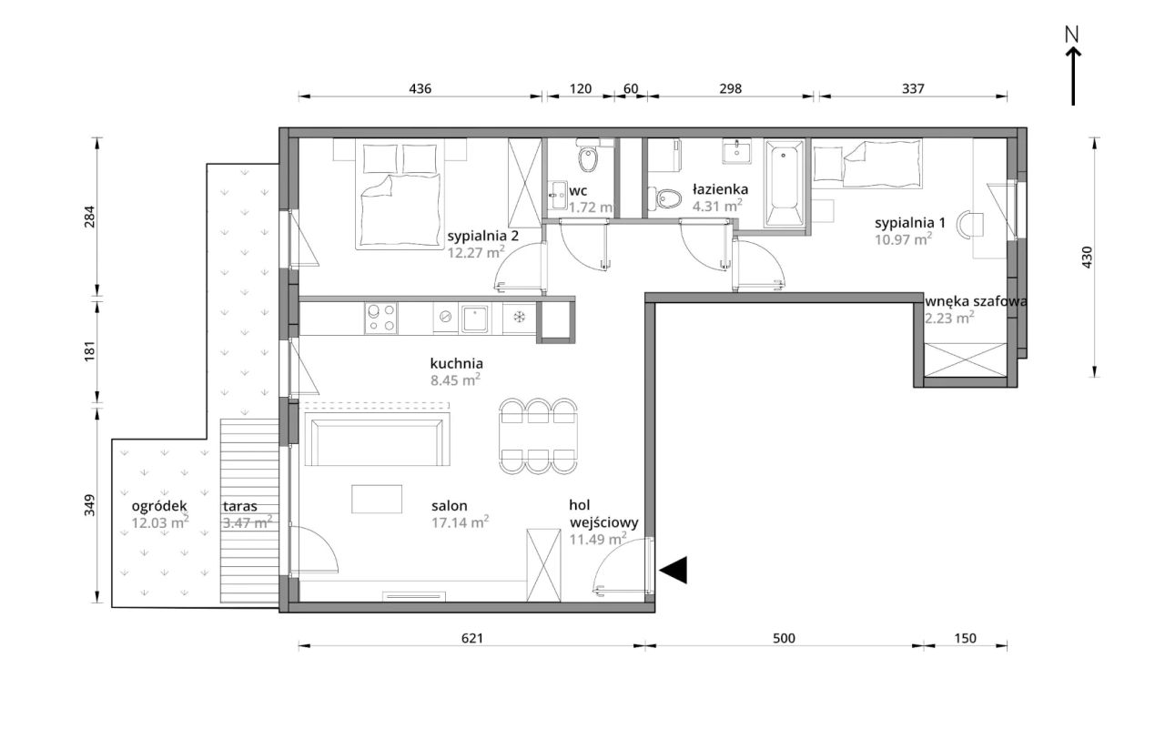 Mieszkanie 3-pokojowe Warszawa Praga-Południe, ul. Podskarbińska. Zdjęcie 7