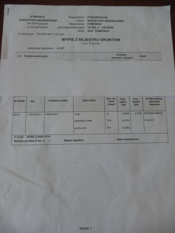 Działka rekreacyjna Kamionka. Zdjęcie 1