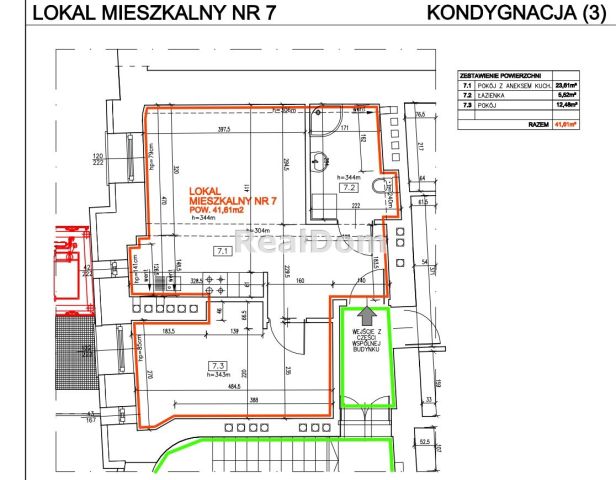 Mieszkanie 2-pokojowe Kraków Krowodrza, ul. św. Teresy. Zdjęcie 8