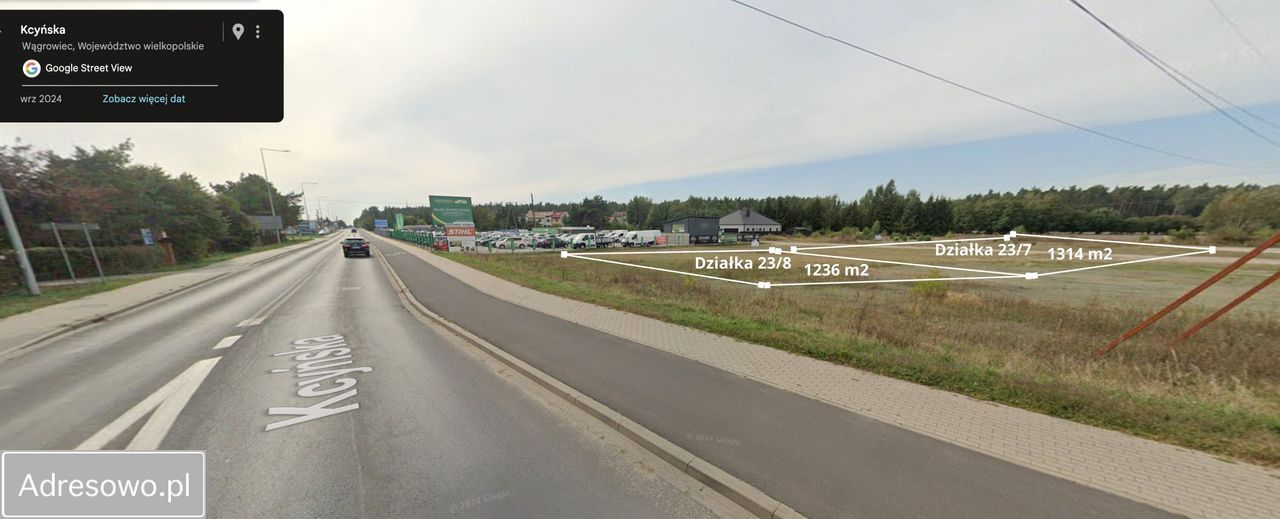 Działka budowlana Wągrowiec, ul. Kcyńska. Zdjęcie 4