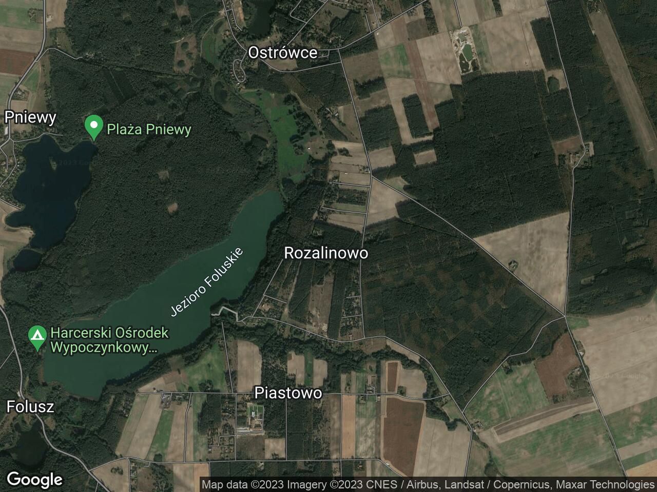 Działka rekreacyjna Rozalinowo