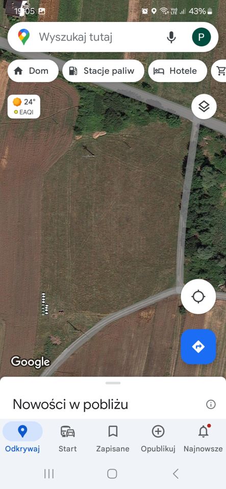 Działka budowlana Zaborów Górki. Zdjęcie 4