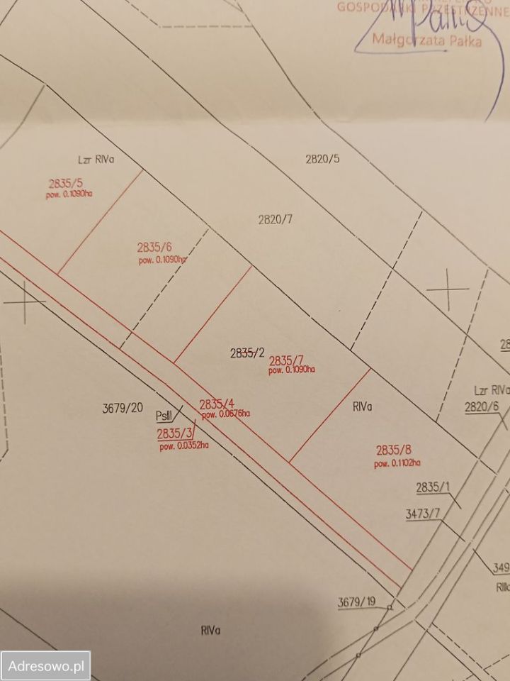 Działka budowlana Malawa. Zdjęcie 3