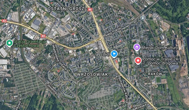 Lokal Częstochowa Raków, ul. Brzozowa