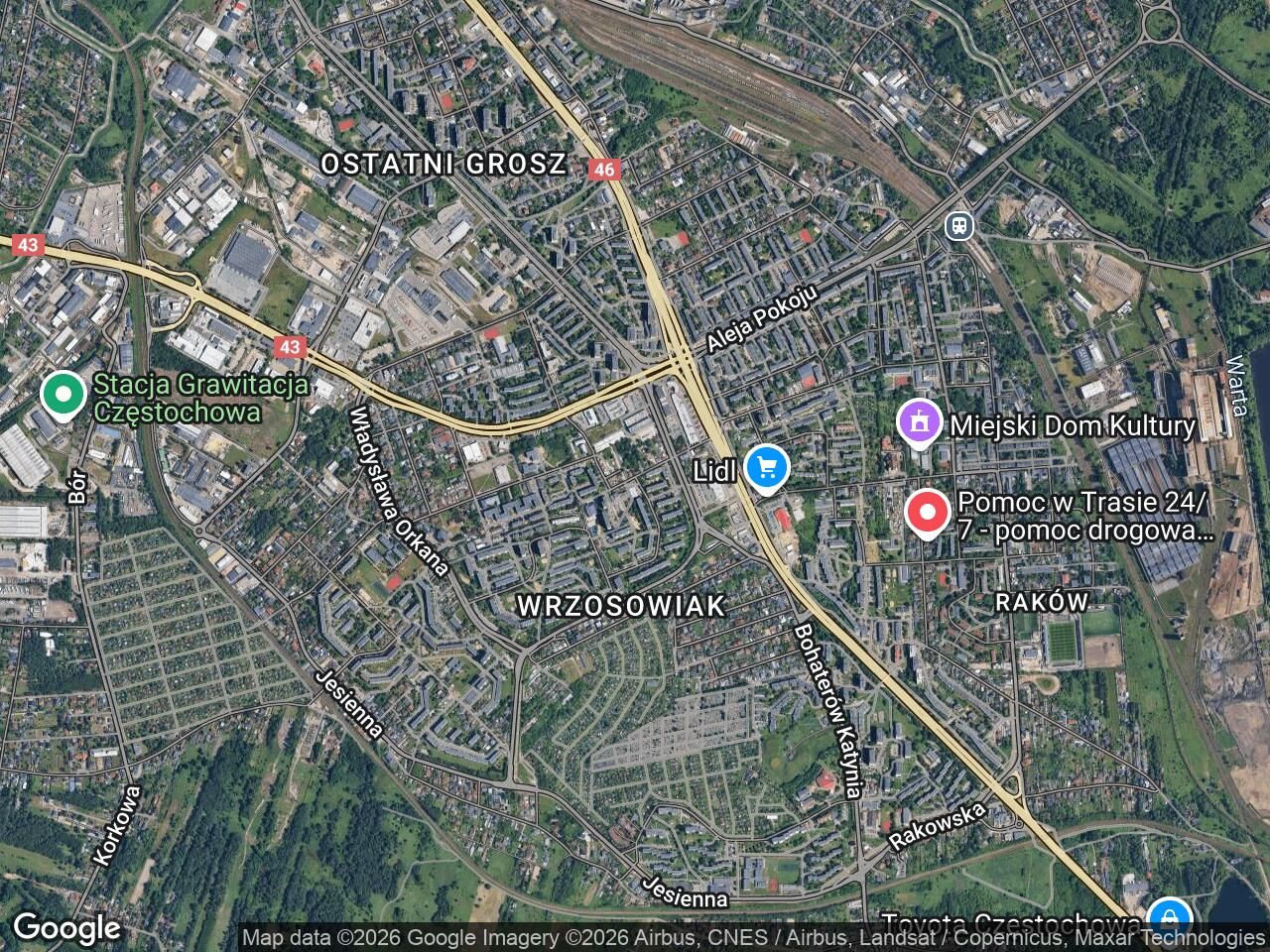 Lokal Częstochowa Raków, ul. Brzozowa