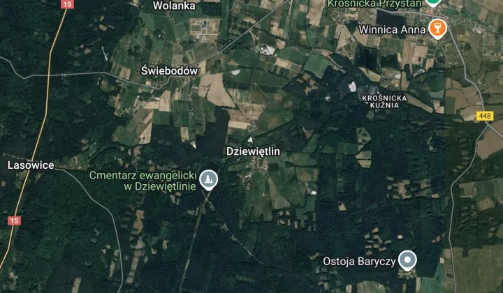 Działka siedliskowa Dziewiętlin