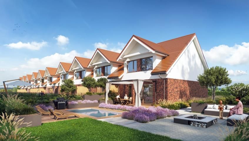 dom szeregowy, 5 pokoi Gniechowice, ul. Lipowa. Zdjęcie 2