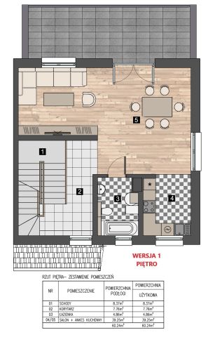 Mieszkanie 5-pokojowe Świątniki Górne, ul. Franciszka Bielowicza. Zdjęcie 8