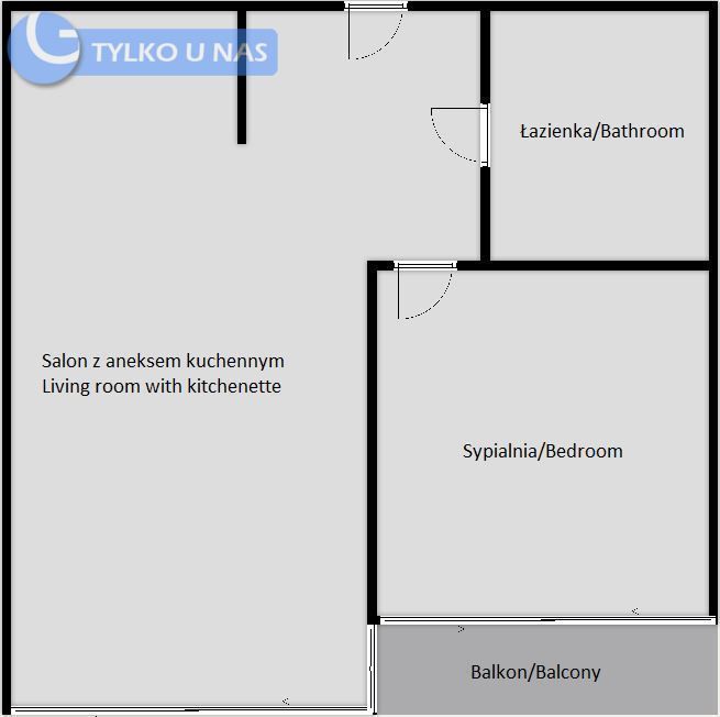 Mieszkanie 2-pokojowe Kraków Dąbie, ul. Bajeczna. Zdjęcie 17