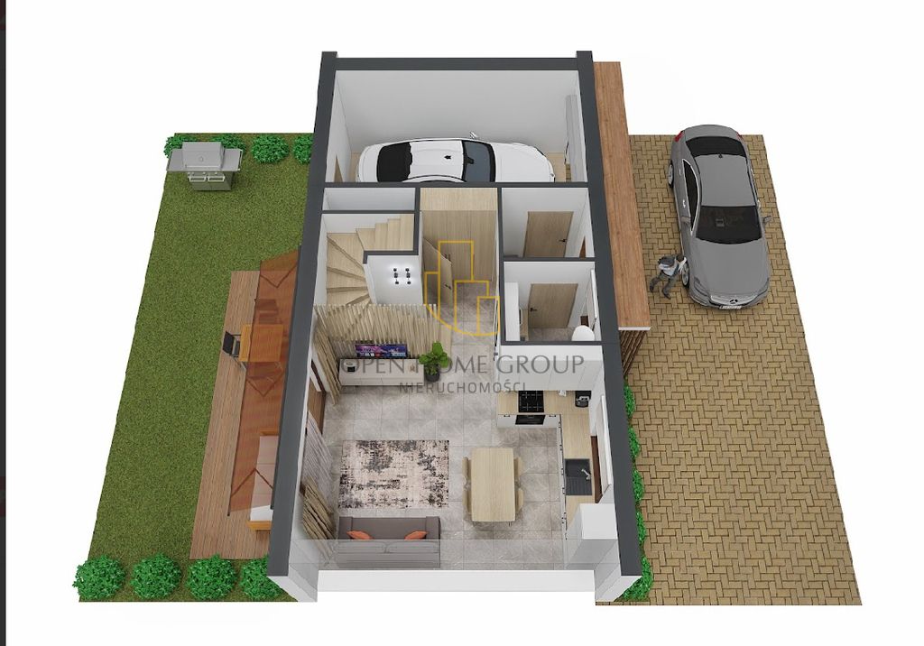 bliźniak, 5 pokoi Święta Katarzyna, ul. Główna. Zdjęcie 6