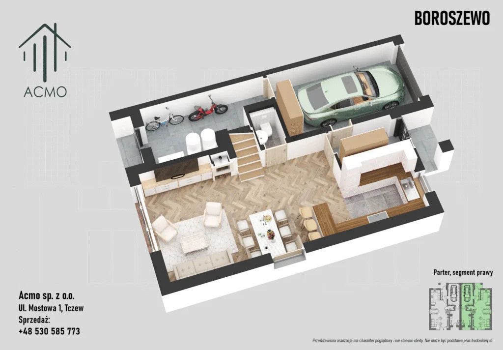 bliźniak, 4 pokoje Boroszewo. Zdjęcie 8