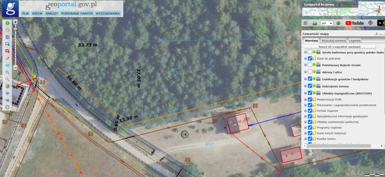 Działka budowlana Huta Komorowska Dołek. Zdjęcie 8