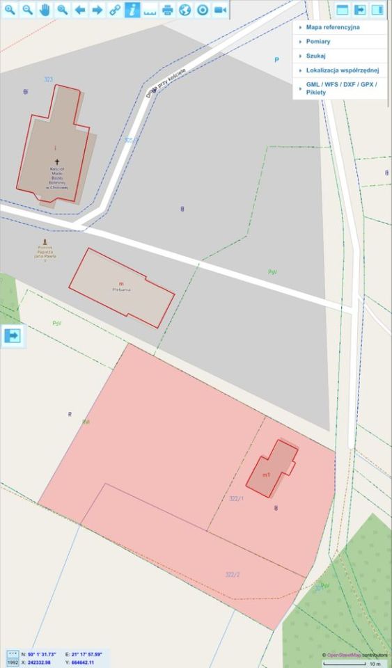 Działka budowlana Chotowa