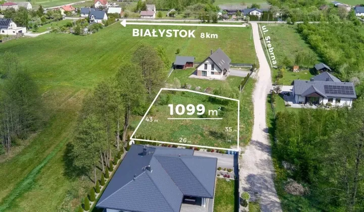 Działka rolna Henrykowo, ul. Srebrna