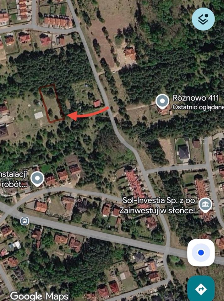 Działka budowlana Różnowo. Zdjęcie 7