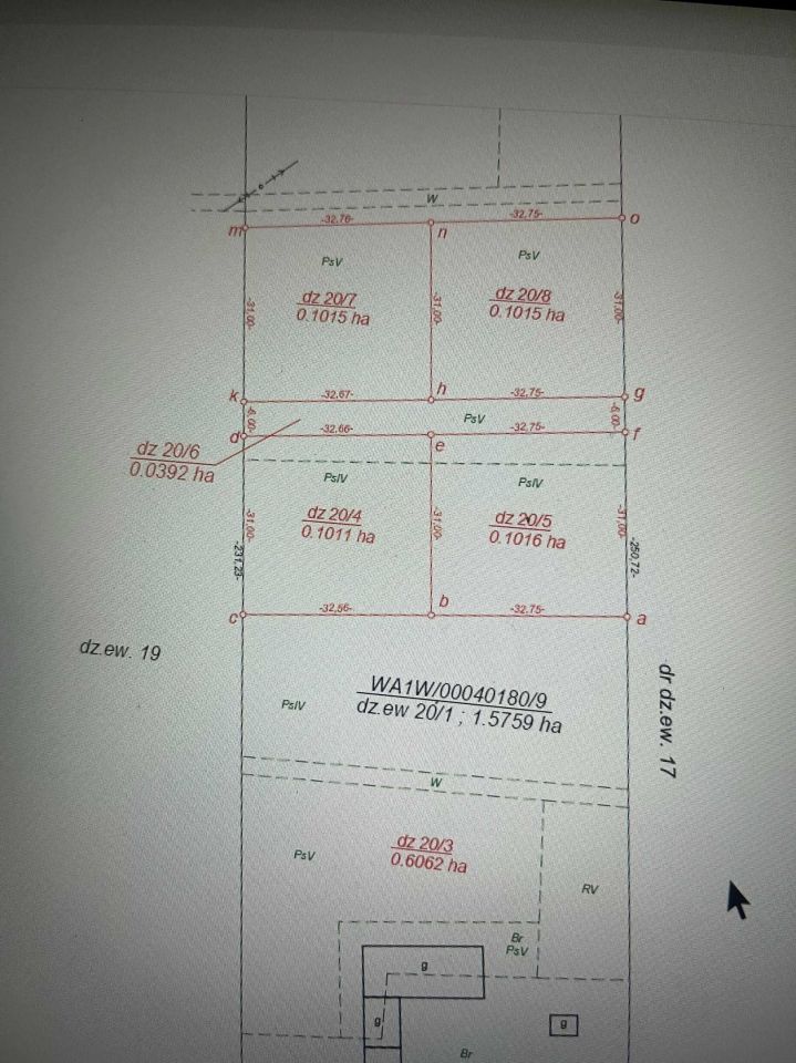 Działka budowlana Wyglądały. Zdjęcie 2