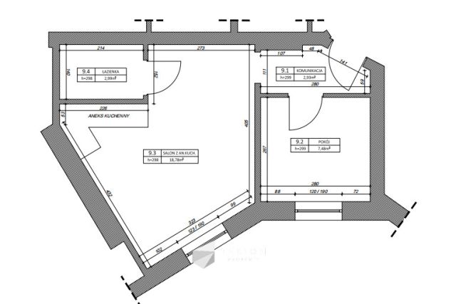 Mieszkanie 2-pokojowe Poznań Łazarz, ul. Kolejowa. Zdjęcie 5