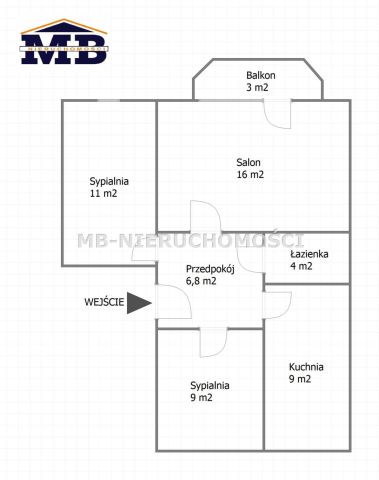 Mieszkanie 3-pokojowe Olsztyn Mleczna, ul. Jarosława Iwaszkiewicza. Zdjęcie 15