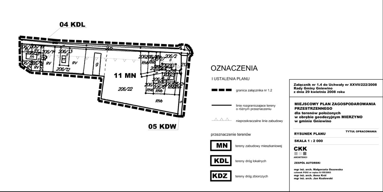 Działka budowlana Mierzyno Rukowo, Polna. Zdjęcie 4