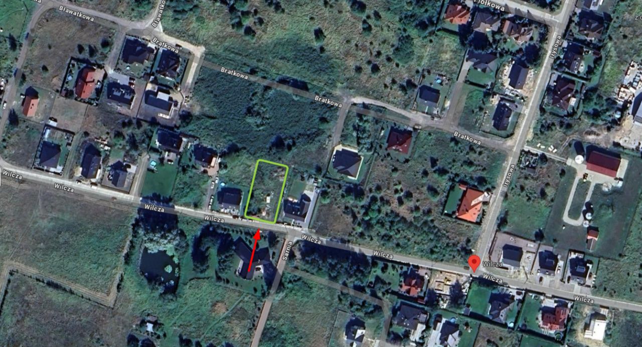 Działka rolno-budowlana Dołuje, ul. Wilcza