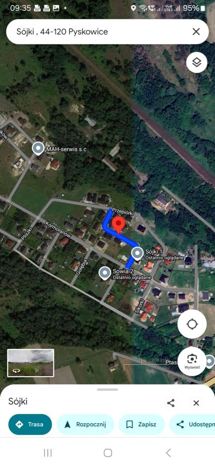 Działka budowlana Pyskowice, ul. Sójki. Zdjęcie 2