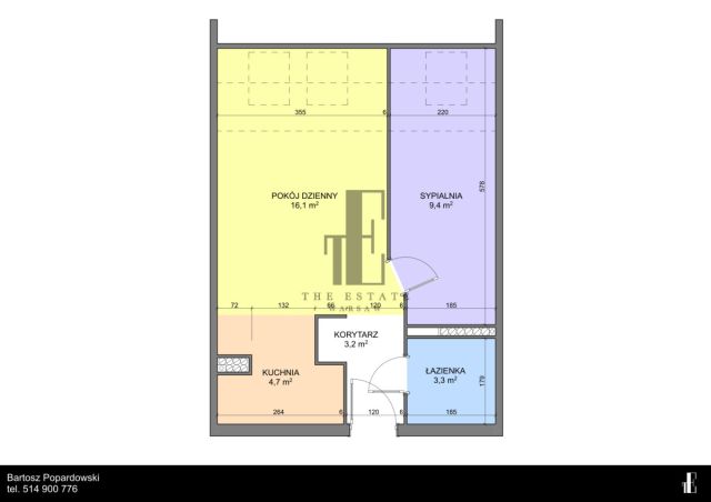 Mieszkanie 2-pokojowe Ząbki. Zdjęcie 9