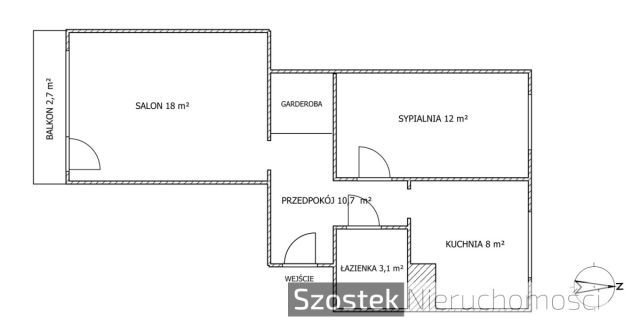 Mieszkanie 2-pokojowe Częstochowa Północ, ul. Iwaszkiewicza. Zdjęcie 15