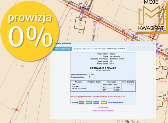 Działka budowlana Bełchatów. Zdjęcie 9