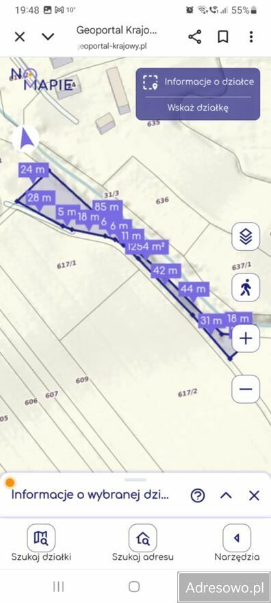 Działka budowlana Chotowa