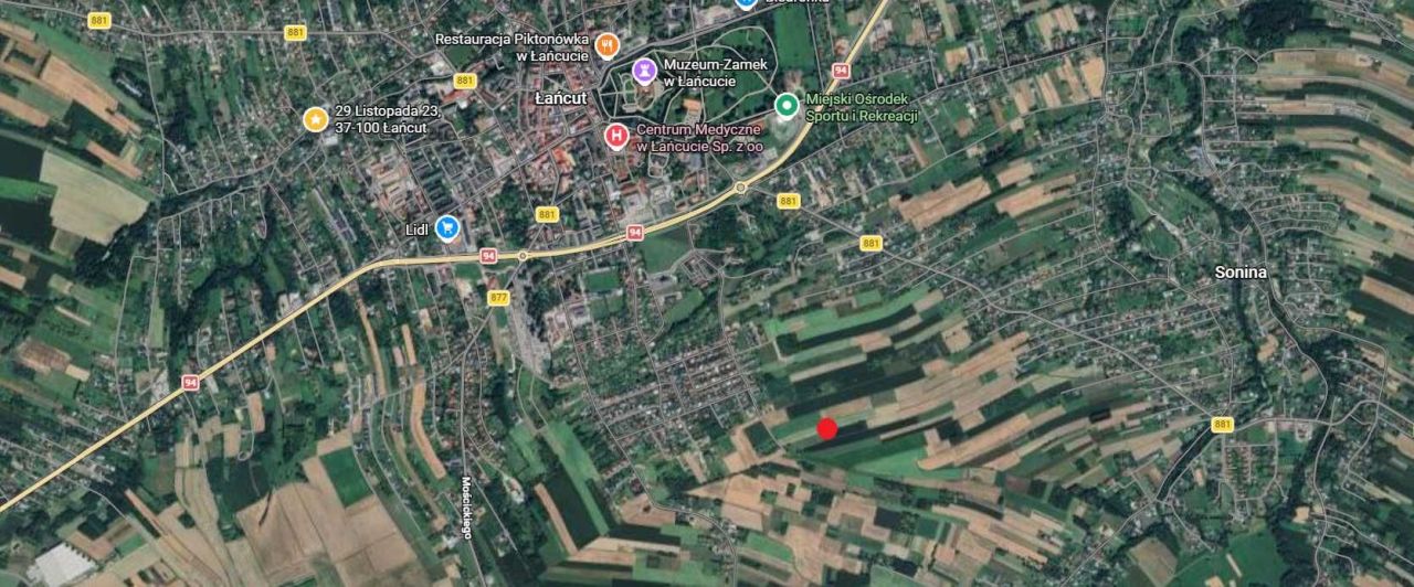 Działka inwestycyjna Łańcut, ul. Potockich. Zdjęcie 1