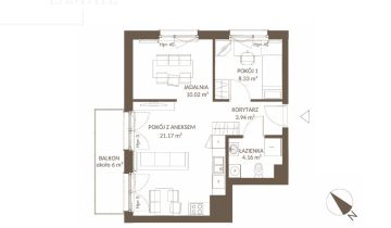 Mieszkanie 3-pokojowe Gdańsk Jasień, ul. Pólnicy