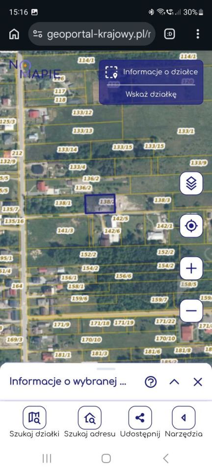 Działka budowlana Adamów, ul. Górna. Zdjęcie 2