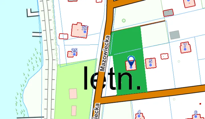 dom wolnostojący, 5 pokoi Łacha, ul. Ogrodowa