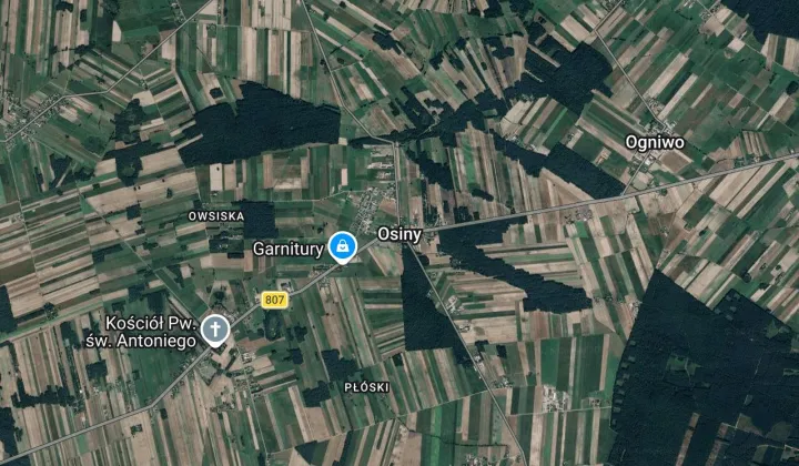 Działka rolna Osiny
