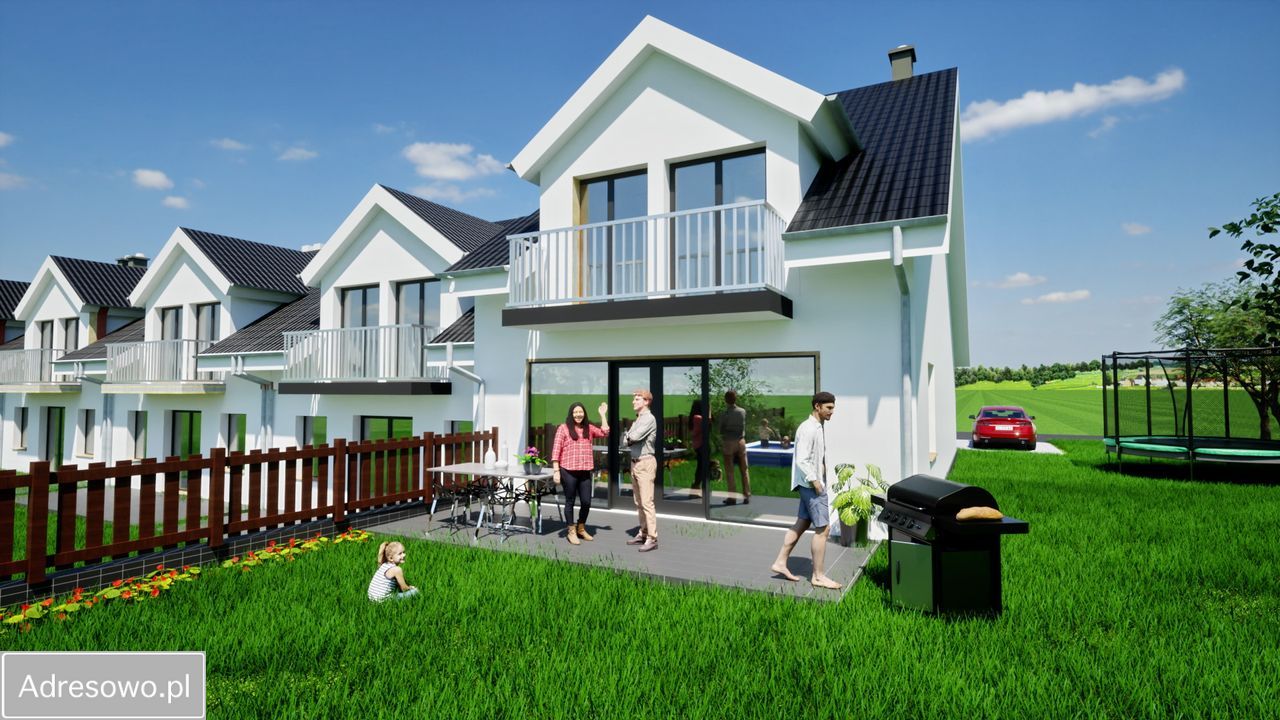 dom szeregowy, 4 pokoje Przęsocin, ul. Ptasia. Zdjęcie 3