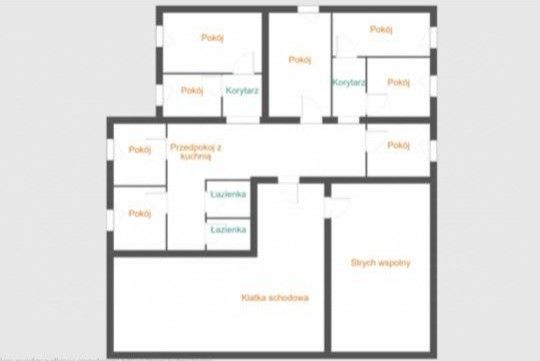 Mieszkanie 8-pokojowe Gdańsk Wrzeszcz, ul. Ludwika Waryńskiego