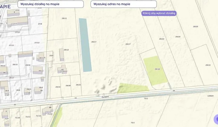 Działka budowlana Słubice, ul. Żurawia