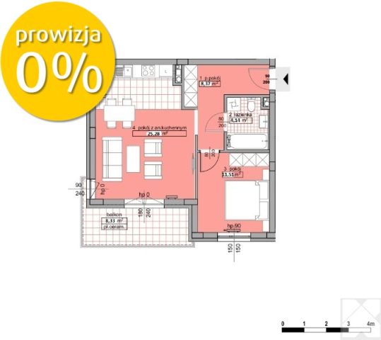 Mieszkanie 2-pokojowe Rzeszów Wilkowyja. Zdjęcie 4
