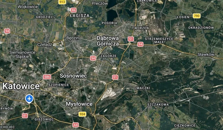 Działka rolno-budowlana Sosnowiec Zagórze, ul. Teofila Lenartowicza