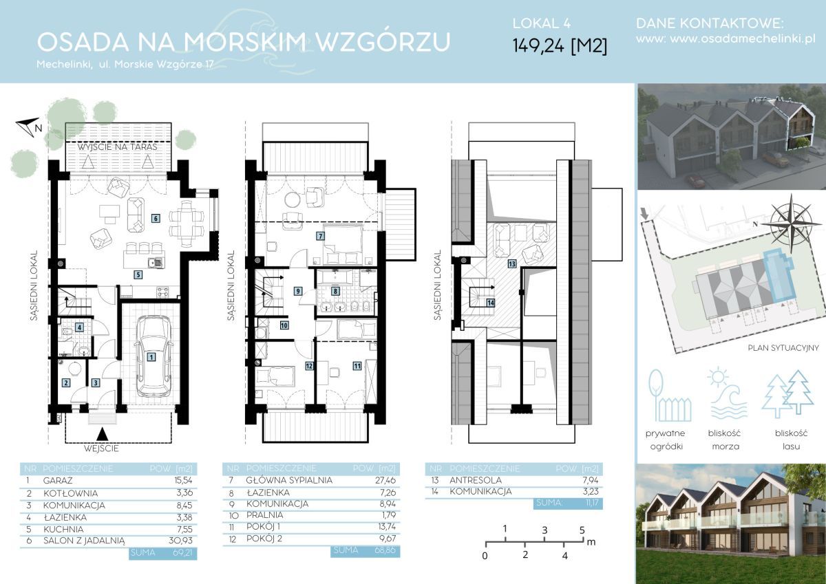 dom szeregowy, 6 pokoi Mechelinki, ul. Morskie Wzgórze. Zdjęcie 16
