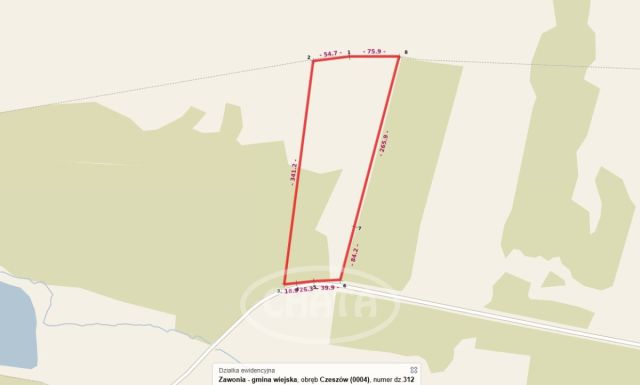 Działka rolna Czeszów. Zdjęcie 1
