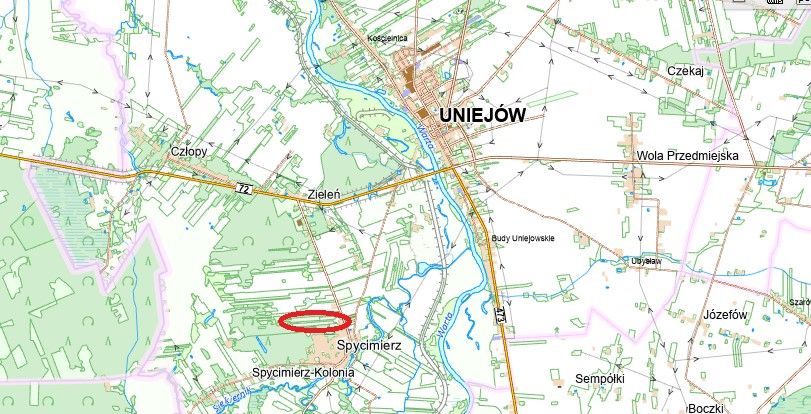 Działka rolno-budowlana Spycimierz. Zdjęcie 1