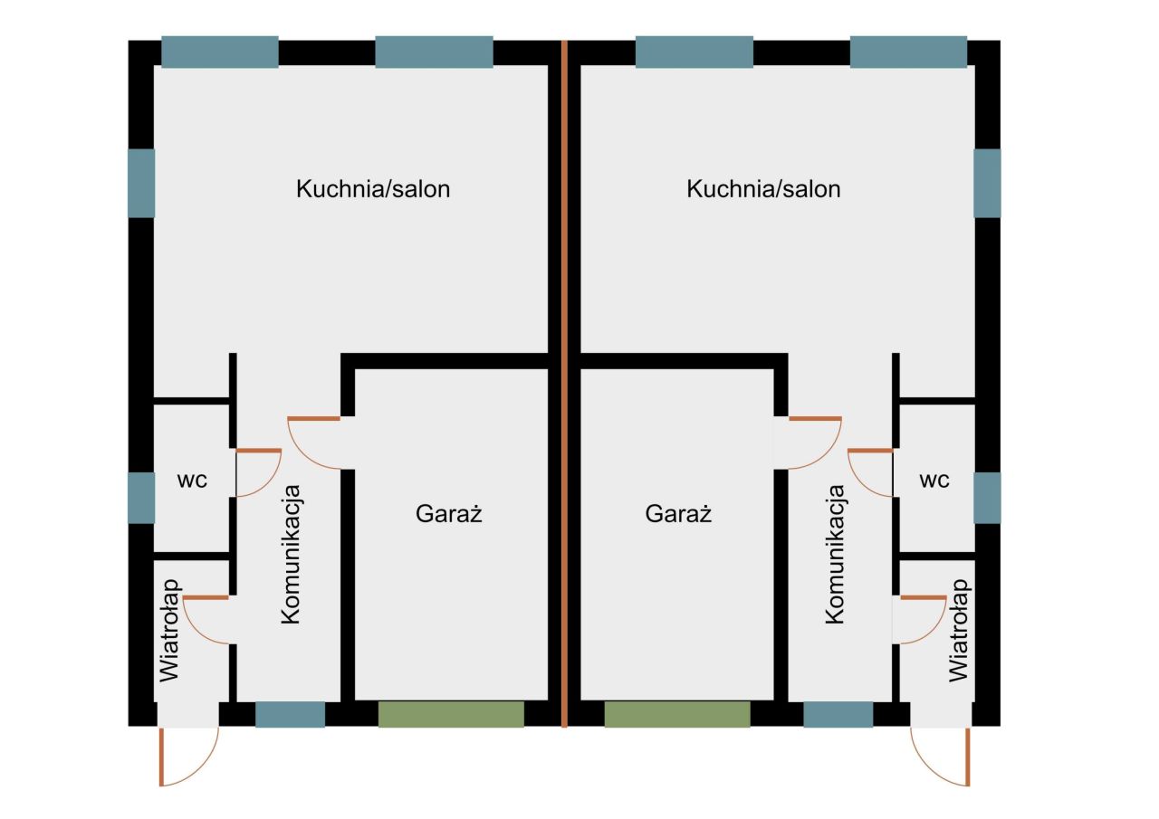 bliźniak Kołczygłowy, ul. Słoneczna. Zdjęcie 7