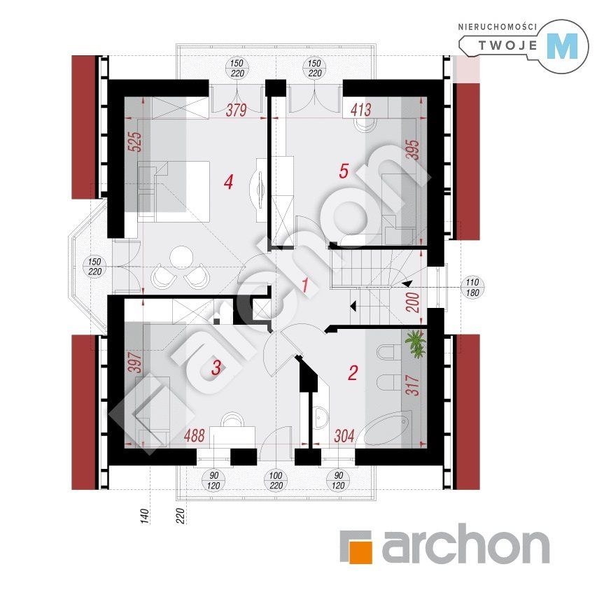 dom wolnostojący, 5 pokoi Zakrzów. Zdjęcie 26