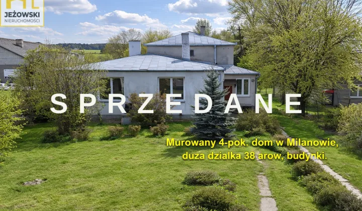dom wolnostojący, 4 pokoje Milanów, ul. Wojska Polskiego