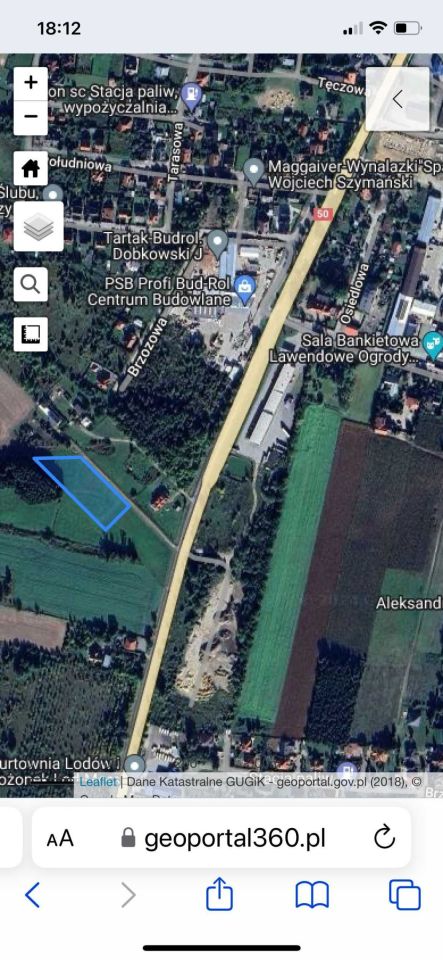 Działka inwestycyjna Skarżyn, ul. Wyszogrodzka. Zdjęcie 5