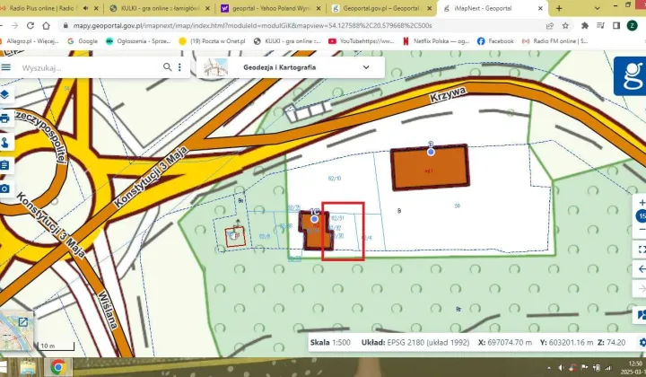 Działka inwestycyjna Lidzbark Warmiński, ul. Krzywa