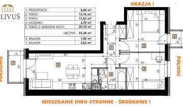 Mieszkanie 3-pokojowe Lublin Węglin