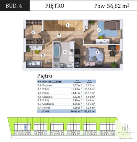 dom szeregowy, 4 pokoje Dobrzykowice, ul. Krótka. Zdjęcie 11