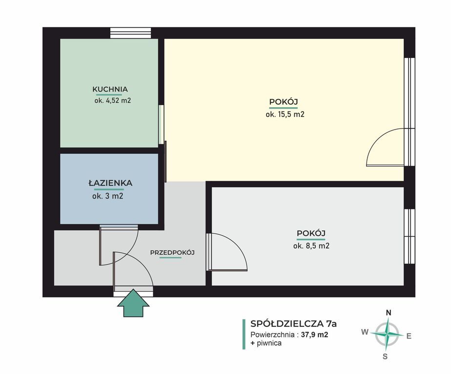 Mieszkanie 2-pokojowe Szczecinek, ul. Spółdzielcza. Zdjęcie 26